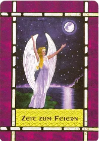 Engelkarte Zeit zum Feiern